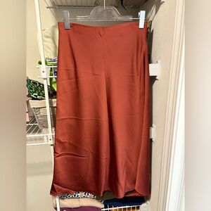 J. Crew slip skirt. Golden bronze color XS